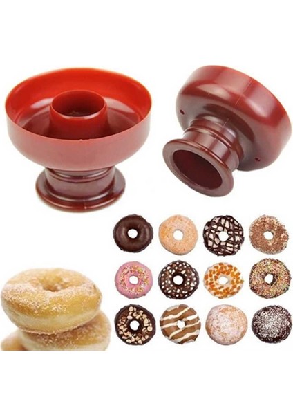 Plastik Donut Kalıbı Kırmızı