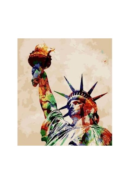 Sayılarla Boyama Seti Kasnaklı Özgürlük Anıtı 60 x 75 cm