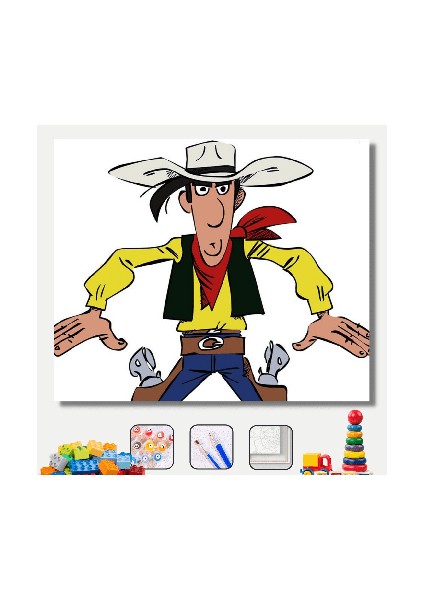 Sayılarla Boyama Seti Kasnaklı Redkit 2 60 x 75 cm