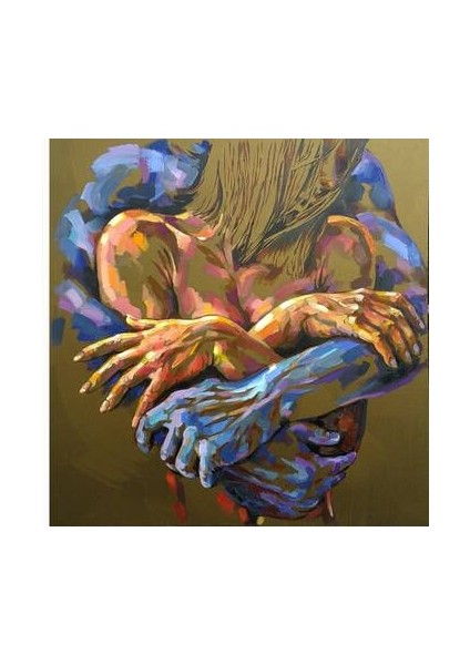 Sayılarla Boyama Seti Kasnaklı Sarılmak 40 x 50 cm