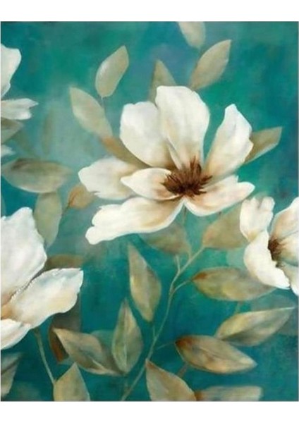 Sayılarla Boyama Seti Kasnaklı Güzel Manolyalar 60 x 75 cm