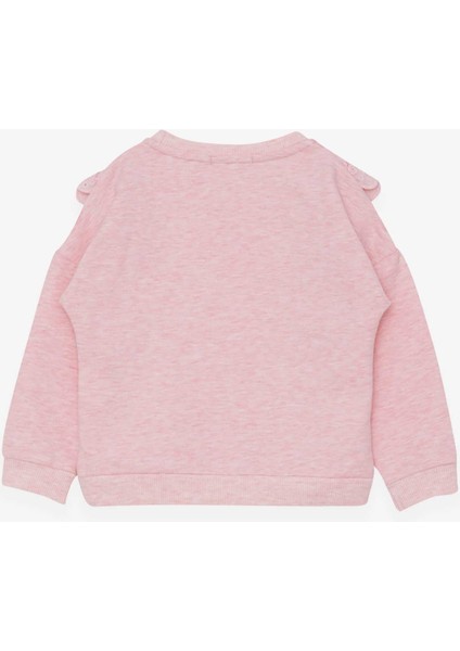 Kız Çocuk Sweatshirt Güpürlü 1.5-5 Yaş, Somon Melanj fiyatları