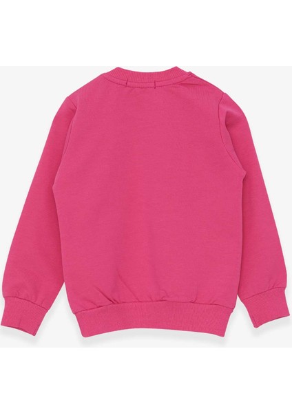 Kız Çocuk Sweatshirt Simli Kedicik Baskılı 1.5-5 Yaş, Pembe fiyatları