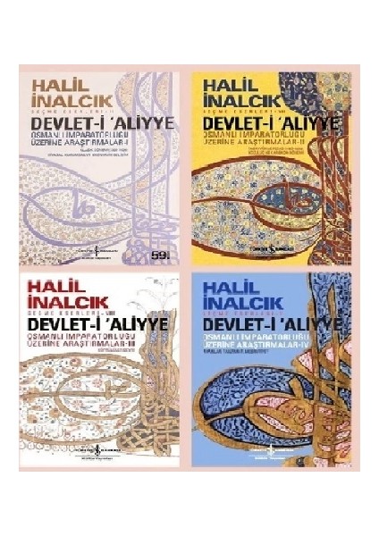 Halil Inalcık Devlet-i Aliyye 4 Cilt Serisi