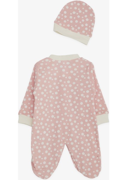 Kız Bebek Patikli Tulum Puantiye Desenli 0-3 Ay-6 Ay, Pembe fiyatları