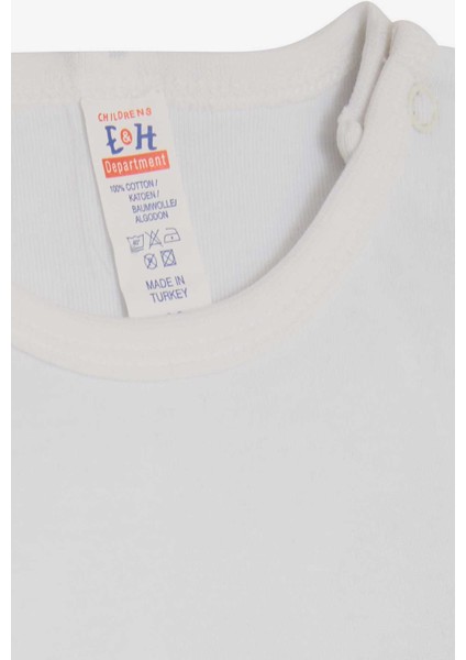 Erkek Bebek Çıtçıtlı Body Yaramaz Köpekçik Baskılı 9 Ay-3 Yaş, Beyaz modelleri