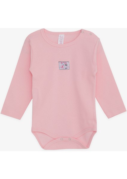 Kız Bebek Çıtçıtlı Zıbın Body Kelebek Baskılı 9 Ay-3 Yaş, Pembe fiyatları