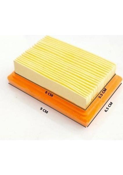 5 Adet Oleo-Mac Wolfmac Motorlu Tırpan Oleo Mac Hava Filtresi 753 T 453 Bp 9 Cm x 6,5 Cm fiyatları