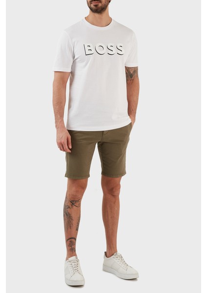 Pamuklu Normal Bel Slim Fit Chino Short Erkek Short 50471182 345