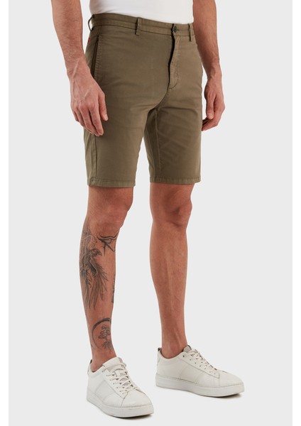 Pamuklu Normal Bel Slim Fit Chino Short Erkek Short 50471182 345