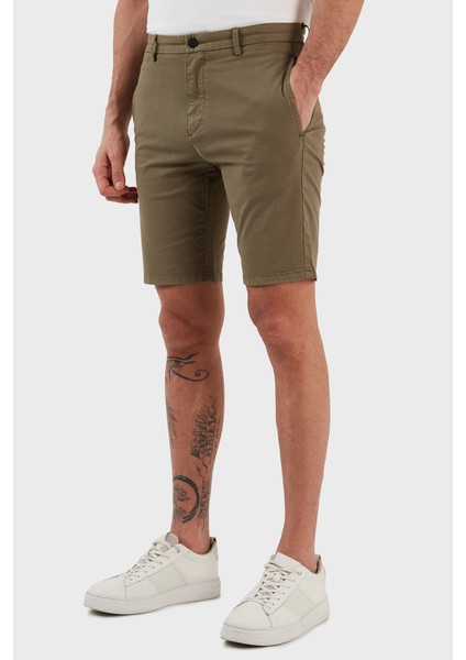 Pamuklu Normal Bel Slim Fit Chino Short Erkek Short 50471182 345