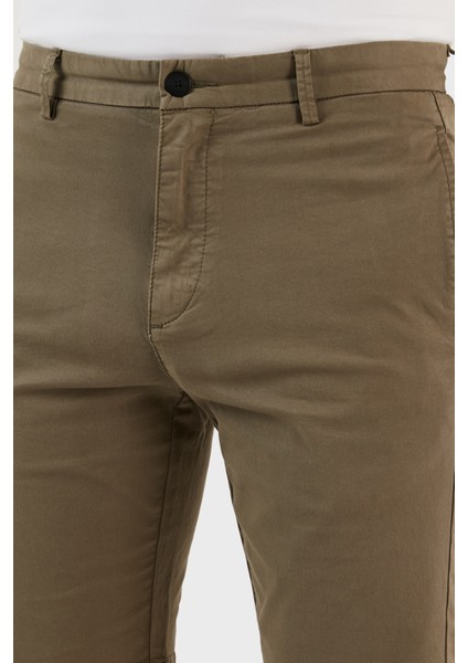 Pamuklu Normal Bel Slim Fit Chino Short Erkek Short 50471182 345