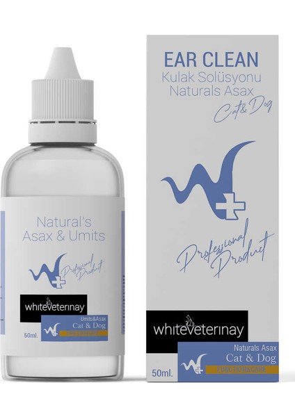 Whiteveterinay Ear Clean 50 ml ( Kedi ve Köpekler Için Kulak Solisyonu )