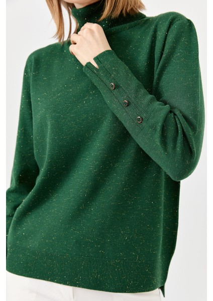 Kadın Tam Balıkçı Yaka Kol Ucu Yırtmaçlı Kazak Ö.başı fırsatları