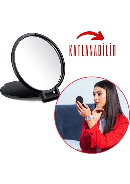 Katlanabilir Mini Cep Çanta Aynası 716358