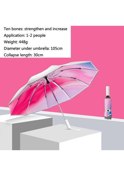 3021 Güneş Geçirmez Umbrla Açık Pembe (Yurt Dışından) fırsatları