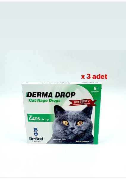 Maxi Derma Kedi Bakım Ürünü 3 Adet