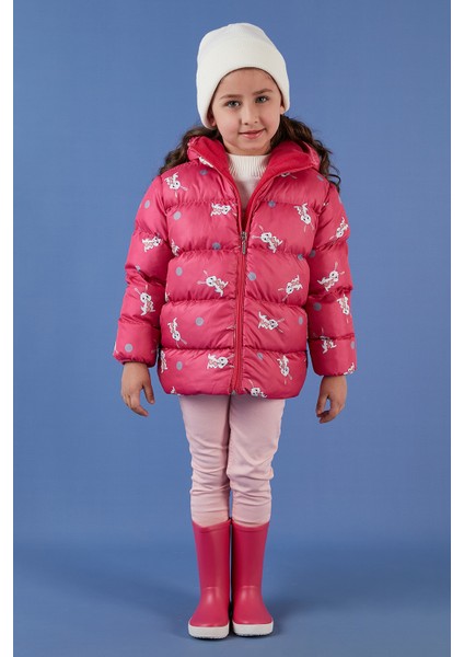 Ekstra Dolgulu İçi Yumuşak Polarlı Kapüşonlu Şişme Mont Kız Çocuk MONT 5763001 fiyatları