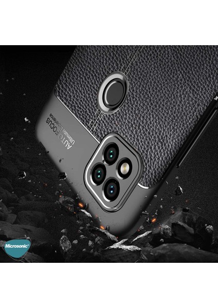 Xiaomi Redmi 10A Kılıf Deri Dokulu Silikon Lacivert fırsatları