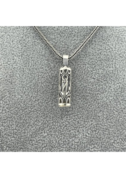 925 Ayar Gümüş Deniz Çapası Cevşen Kolye fiyatları