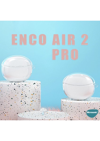 Oppo Enco Air 2 Pro Kılıf Transparent Clear Soft Şeffaf