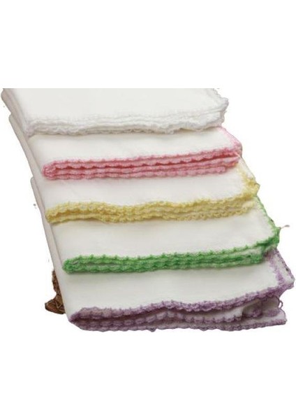Kız Bebek Ağız Mendili (22CMX22CM) - 10LU Paket indirimleri