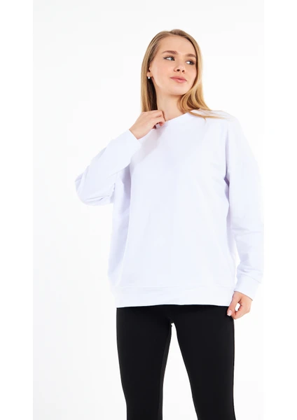 Oversize Iki Iplik Basic Sweatshirt