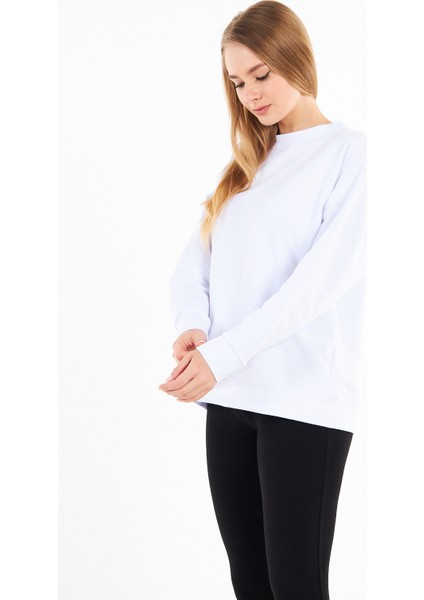 Oversize Iki Iplik Basic Sweatshirt