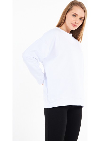 Oversize Iki Iplik Basic Sweatshirt