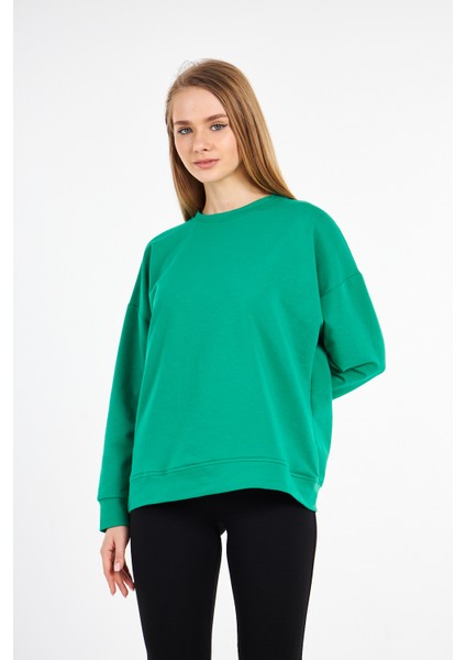 Oversize Iki Iplik Basic Sweatshirt