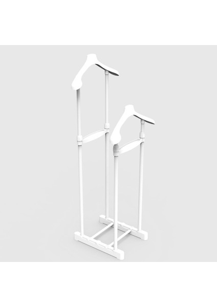 Çift Askılıklı Dilsiz Uşak Yükseklik Ayarlı - Beyaz fiyatları