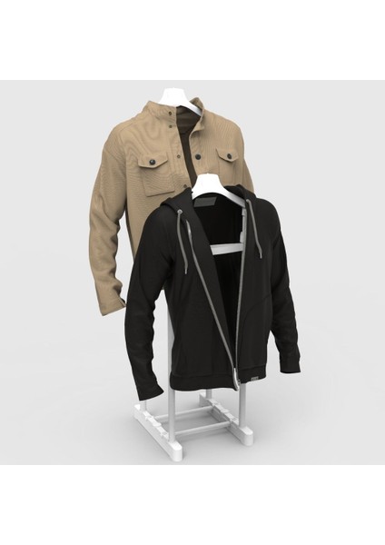 Çift Askılıklı Dilsiz Uşak Yükseklik Ayarlı - Beyaz modelleri