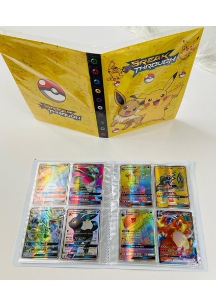 Pokemon Kart Albüm ve 25 Adet Gx Özel Kart modelleri