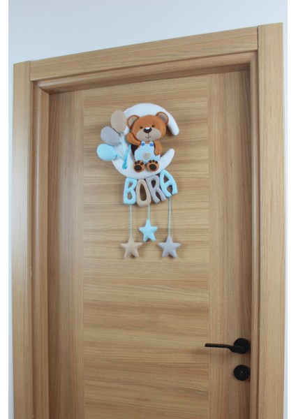 Bora Isimli Aydede Ayıcık Bebek Odası Kapı Süsü fırsatları