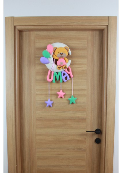 Umay Isimli Aydede Ayıcık Bebek Odası Kapı Süsü fiyatları