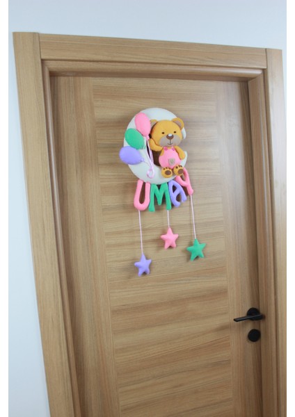 Umay Isimli Aydede Ayıcık Bebek Odası Kapı Süsü fırsatları