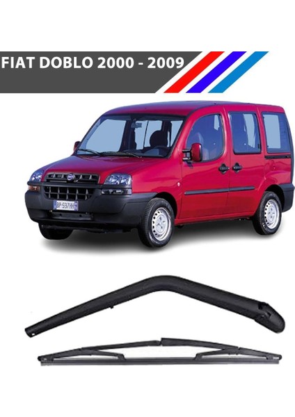 Nvr - Fiat Doblo Arka Silecek Kolu ve Süpürgesi Takım 2001 - 2009