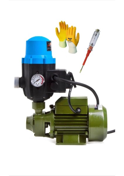 Germany Su Pompası 0.70 Hp 0.55 Kw Paket Hidrofor Otomatik Sistem Su Pompası Qb60