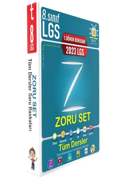 Tonguç Akademi 2023 LGS 1. Dönem Zoru Bankası Tüm Dersler Seti