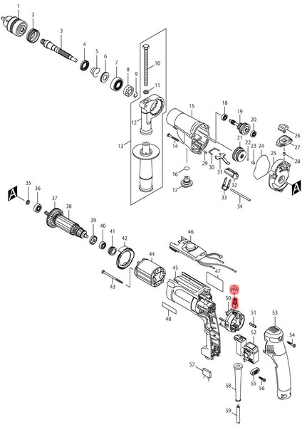 Makita HP2070 Kömür CB-419 Ürün Kodu 195015-1