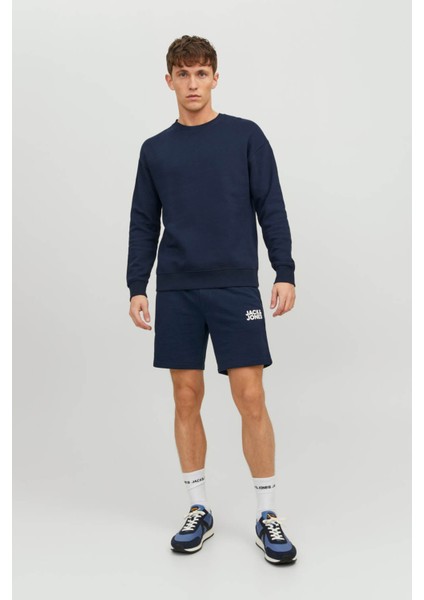 Jpstnewsoft Sweat Shorts Bex Sn Lacivert Erkek Şort 12228920-Navy