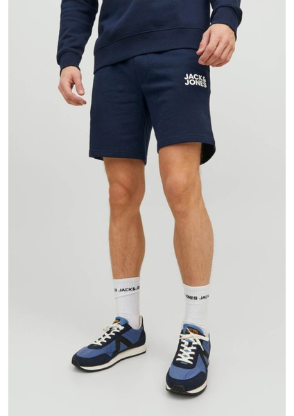 Jpstnewsoft Sweat Shorts Bex Sn Lacivert Erkek Şort 12228920-Navy fiyatları