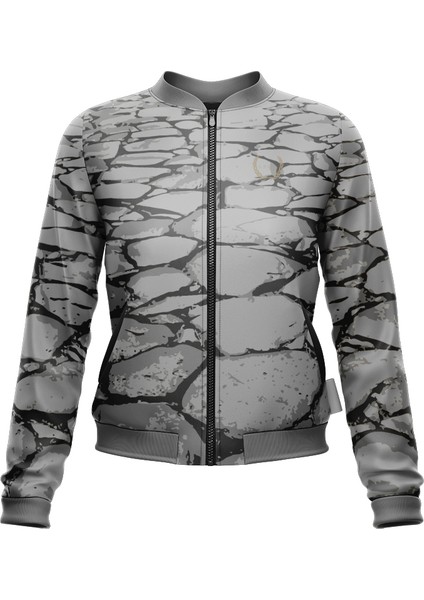 Fermuarlı Sweatshirt Aquılus Gri