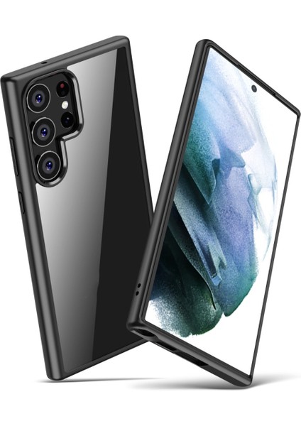 Samsung Galaxy S23 Plus Kılıf Alphin Impact Silikon Ultra Koruma Transparan Lacivert modelleri