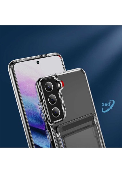 Casestreet Samsung Galaxy S23 Plus Kılıf Ensa Lüx Kartlıklı Sert Tpu Silikon Renksiz modelleri