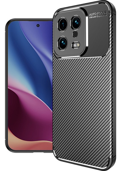 Xiaomi Mi 13 Kılıf Negro Karbon Silikon Dizayn+Full Ekran Koruyucu Siyah fırsatları