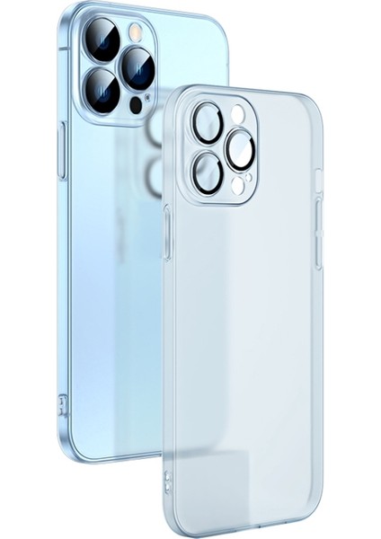 Apple iPhone 14 Pro Kılıf Kamera Korumalı Mat Pp Alp Silikon Şeffaf