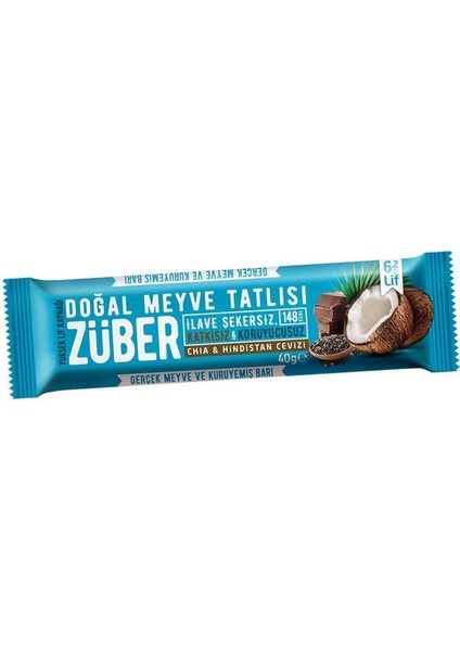 Chia Hindistan Cevizli Meyve Tatlısı 40 gr modelleri