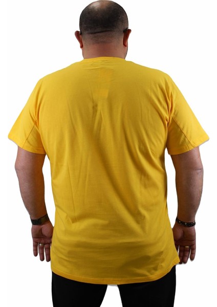 Mocgrande Büyük Beden Basic Tişört 11100 Sarı modelleri