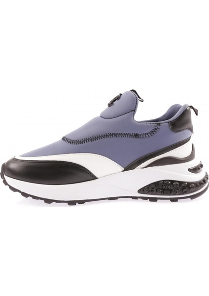 026-22K Kadin Kalin Taban Metal Aksesuarli Sneakers Ayakkabi modelleri